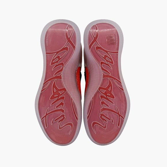 Christian Louboutin Arpoador Navy Blue Drawstring Sneakers Size 37 US 7 Women - Picture 4 of 15